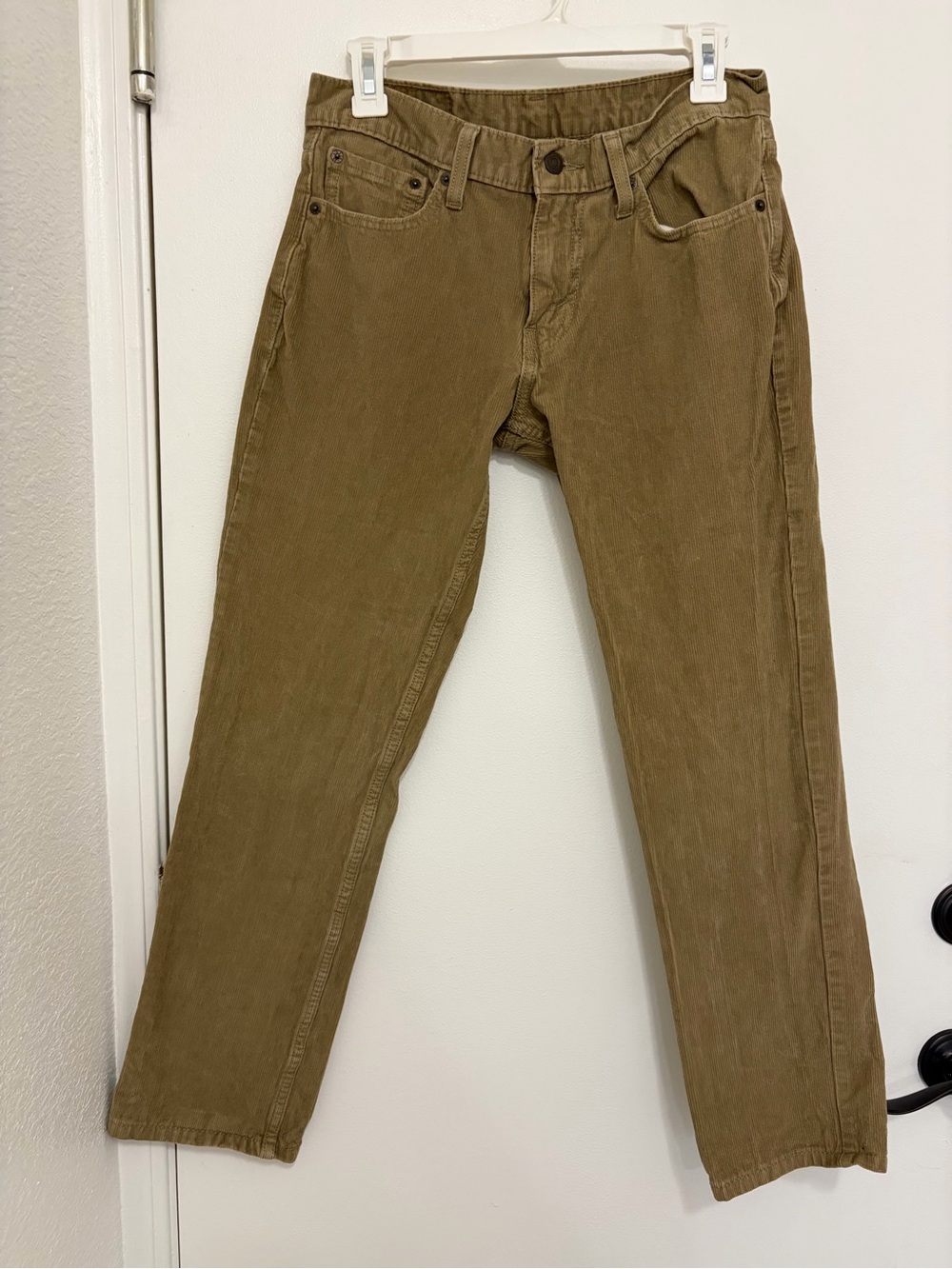 Levi Straus Men's Classic Straight Corduroy Pants - Brown 29x30